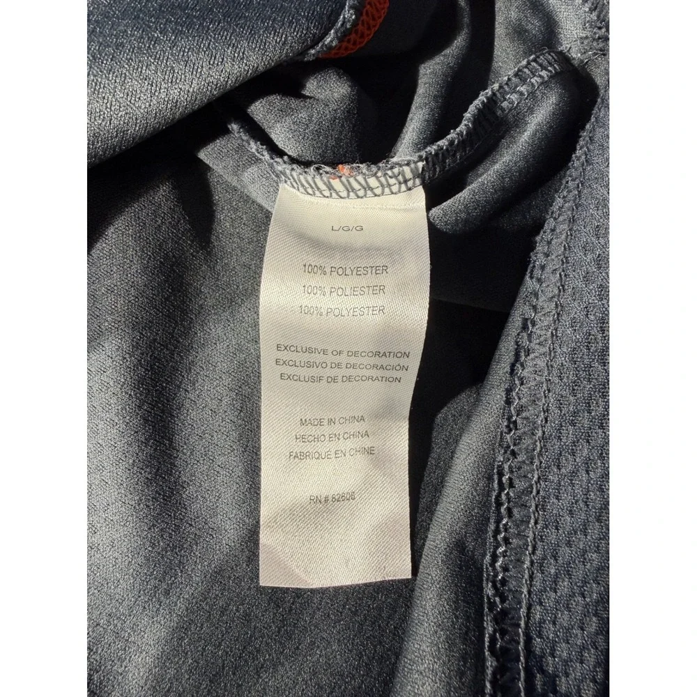 Free Country Mens Quarter Zip Pullover Deep Charcoal Camo Performance Large